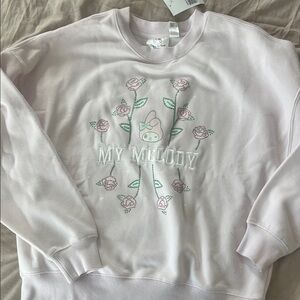 Hello kitty x Forever 21 Light Pink My Melody rhinestone sweatshirt